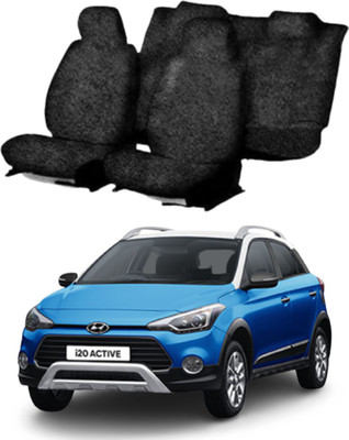 Chiefride Cotton Car Seat Cover For Hyundai i20 Active(All Detachable Headrest, 5 Seater, 2 Back Seat Head Rests)