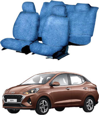 Chiefride Cotton Car Seat Cover For Hyundai Aura(All Detachable Headrest, 5 Seater, 2 Back Seat Head Rests)