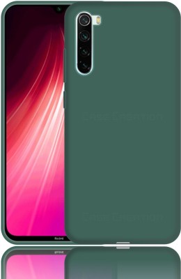 CASE CREATION Back Cover for Xiaomi Redmi Note 8 Liquid Silicon OG Premium Case Cover(Green, Waterproof, Pack of: 1)