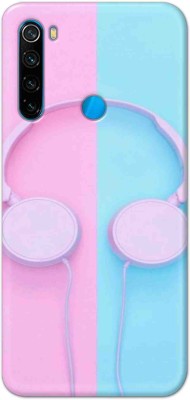 Brothers Store Back Cover for Redmi Note 8(Blue, Pink, Shock Proof, Pack of: 1)