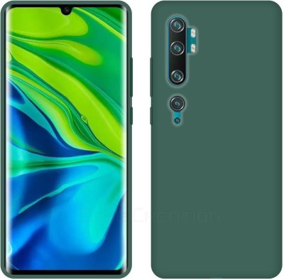 CASE CREATION Back Cover for Xiaomi Redmi Note 10 Pro (2020) Soft Back Case Fashion Velvet Cover(Green, Dual Protection, Silicon, Pack of: 1)