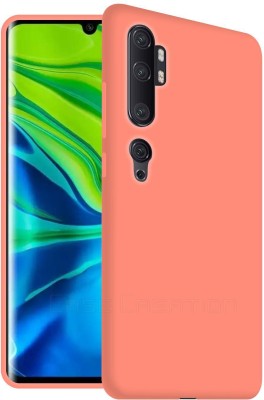 CASE CREATION Back Cover for Xiaomi Redmi Note 10 Pro 2020 Liquid Silicon OG Premium Case Cover(Pink, Waterproof, Pack of: 1)