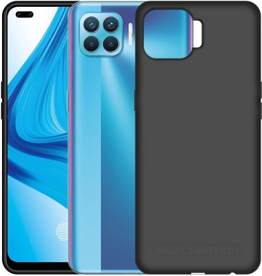 CASE CREATION Back Cover for New Oppo F17 Pro (2019) Luxurious OG Series Slim Silicone Case(Black, Grip Case, Pack of: 1)