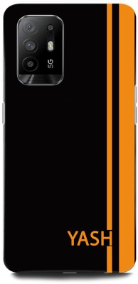 GRAFIQE Back Cover for OPPO F19 Pro Plus 5G(Black, Orange, Shock Proof, Pack of: 1)