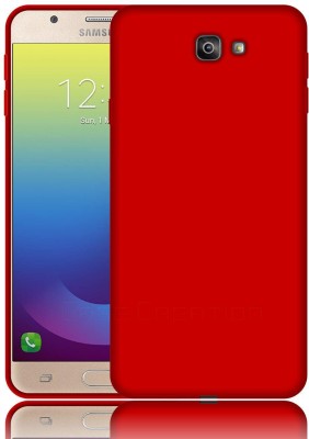 CASE CREATION Back Cover for Samsung Galaxy J7 Prime Liquid Silicon OG Premium Case Cover(Red, Waterproof, Pack of: 1)