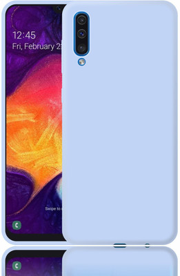 Case Creation Back Cover for New Samsung Galaxy A50 (2019) Liquid Silicon OG Premium Case Cover(Purple, Grip Case)