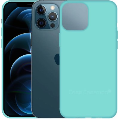 CASE CREATION Back Cover for New Apple iPhone 12 (2019) Liquid Silicon OG Premium Case Cover(Green, Grip Case, Pack of: 1)