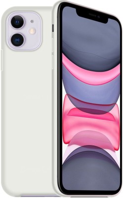 CASE CREATION Back Cover for Apple iPhone 11 2019 Soft Back Case Fashion Velvet Cover(White, Waterproof, Pack of: 1)