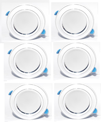 Brightstar 9 WATT Pack of 6 White Colour Conceal Light Downlight Ceiling Light Recessed Ceiling Light Ceiling Lamp(White)