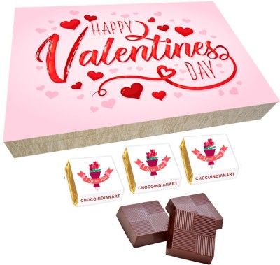 CHOCOINDIANART My Happy Valentine's Day, 12pcs Chocolate Gift Box (5), Truffles(12 Units)