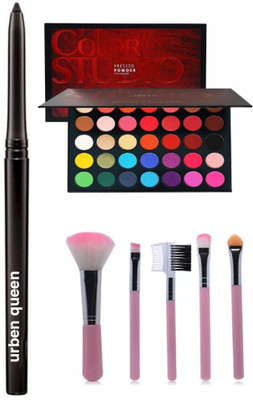 URBEN QUEEN KAJAL & COLOR STUDIO EYESHADOW PALETTE(3 Items in the set)