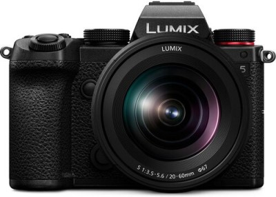 Panasonic DC LUMIX Series DC-S5 Mirrorless Camera Body, Lens(Black)