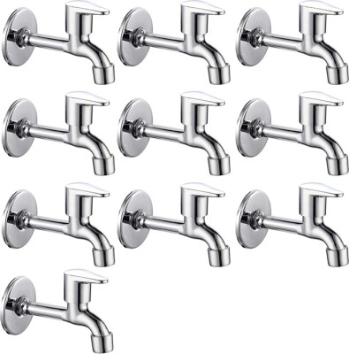 tantia Stainless Steel Long Body set of 10 pic Bib Tap Faucet(Wall Mount Installation Type)