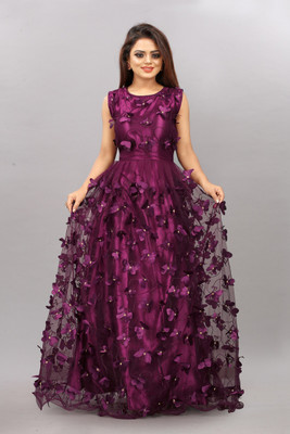 Julee Flared/A-line Gown(Purple)