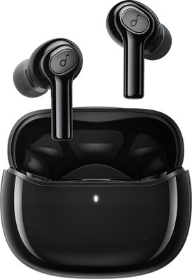 Soundcore by Anker R100 Fast charging TWS with 25 hours playtime Bluetooth Headset(Black, True Wireless) Soundcore by Anker R100 Fast charging TWS with 25 hours playtime Bluetooth Headset(Black, True Wireless)