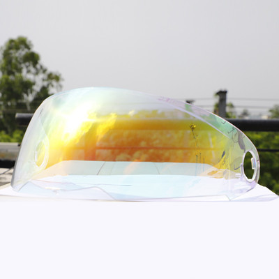 Steelbird SBA-1 Helmet Visor Compatible for All SBA-1 Model Helmets Helmet Visor(Yellow)