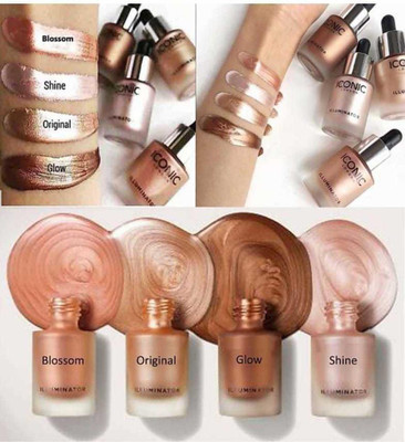 Plethora Shine , Blossom , Original , Glow Iconic Highlighter New Edition Highlighter(White)