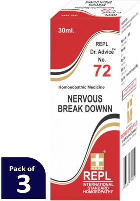 REPL Dr Advice No.72 NERVOUS BREAK DOWNN Dilution(3 x 30 ml)