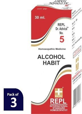 REPL Dr Advice No.5 ALCOHOL HABIT Dilution(3 x 30 ml)