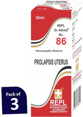 REPL Dr Advice No.86 Prolapsis Uterus Dilution(3 x 30 ml)