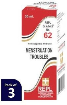 REPL Dr Advice No.62 MENSTRUATION TROUBLES Dilution(3 x 30 ml)