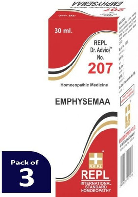 REPL Dr Advice No.207 EMPHYSEMAA Dilution(3 x 30 ml)