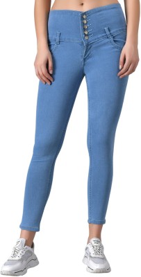 Creatywitty Skinny Women Light Blue Jeans