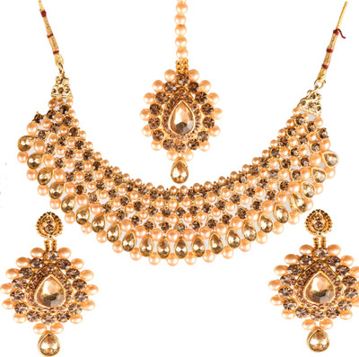 TWOLOVER Alloy Gold-plated Gold Jewellery Set(Pack of 1)