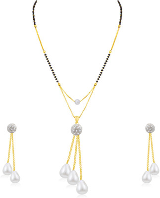 Sukkhi Alloy Gold-plated Gold Jewellery Set(Pack of 1)