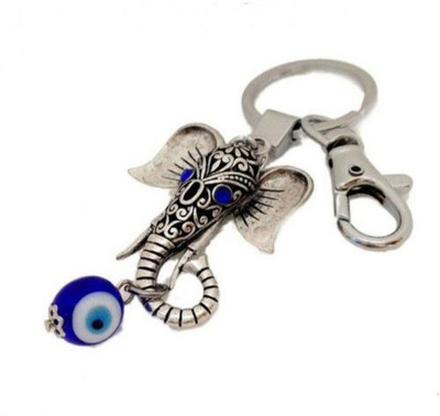Augen Elephant/Ganesh Design Blue Evil Eye Key Chain