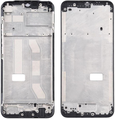 Unique4Ever Realme C12 Housing LCD Frame Bezel Plate Front Panel(Black)