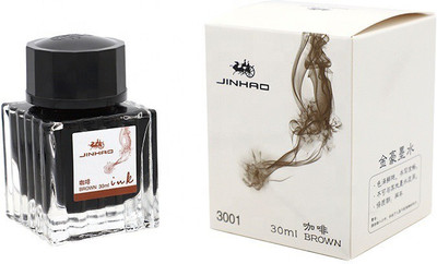 CHROME Fountain Pen Ink Bottle(Ink Color - Brown)
