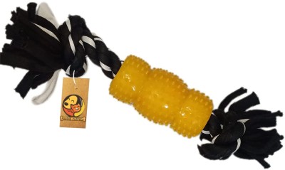 Foodie Puppies Durable Cottton Non-Toxic Black Grip Chewing Rope Toy for puppies Cotton Chew Toy For Dog