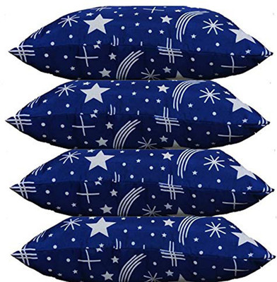 Rathore handicraft Cotton Chair Pad Pack of 4 Nature(Blue)