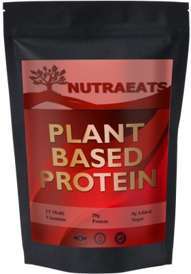 NutraEats Plant Protein (with Vitamins & Minerals) Premium(PL161) Plant-Based Protein(1300 g, Chocolate)