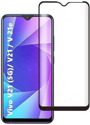 NIMBUDA Edge To Edge Tempered Glass for VIVO V20 V21 V21E(Pack of 1)
