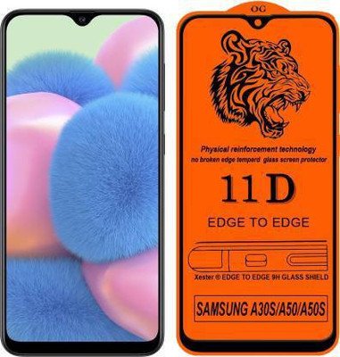 kentop Edge To Edge Tempered Glass for SAMSUNG GALAXY A50s(Pack of 1)