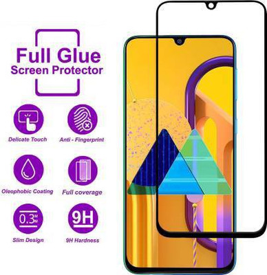 kentop Edge To Edge Tempered Glass for SAMSUNG GALAXY M30(Pack of 1)