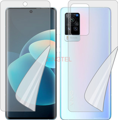 ZINGTEL Front and Back Screen Guard for VIVO X60 PRO 5G (Edge To Edge Full Coverage TPU)(Pack of 2)