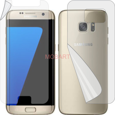 MOBART Front and Back Screen Guard for SAMSUNG GALAXY S7 EDGE (Edge To Edge Full Coverage TPU)(Pack of 2)