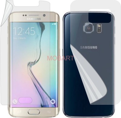 MOBART Front and Back Screen Guard for SAMSUNG GALAXY S6 EDGE (Edge To Edge Full Coverage TPU)(Pack of 2)