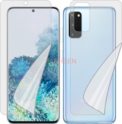 TELTREK Front and Back Screen Guard for SAMSUNG GALAXY S20 PLUS (Edge To Edge Full Coverage TPU)(Pack of 2)