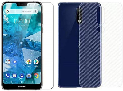 KITE DIGITAL Front and Back Screen Guard for Nokia 7.1(Pack of 2)