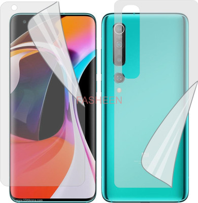 Fasheen Front and Back Screen Guard for XIAOMI MI 10 (Edge To Edge Full Coverage TPU)(Pack of 2)