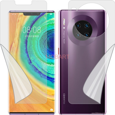MOBART Front and Back Screen Guard for HUAWEI MATE 30E PRO (Edge To Edge Full Coverage TPU)(Pack of 2)