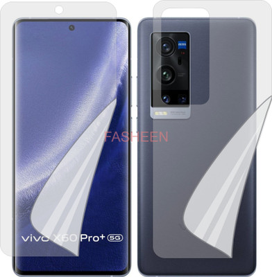 Fasheen Front and Back Screen Guard for VIVO X60 PRO PLUS 5G (Edge To Edge Full Coverage TPU)(Pack of 2)