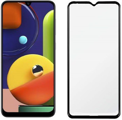 KMPERED Edge To Edge Tempered Glass for Oppo A53s(Pack of 1)
