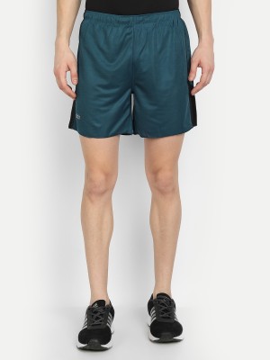 DIDA Solid Men Green Sports Shorts