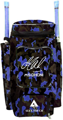 ALEXTOUCH Smooth & Heavy Duty Nylon Fabric Material Cricket Kit Bag(Blue, Kit Bag)