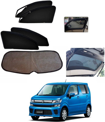 KOZDIKO Side Window, Rear Window Sun Shade For Maruti Suzuki WagonR(Black)